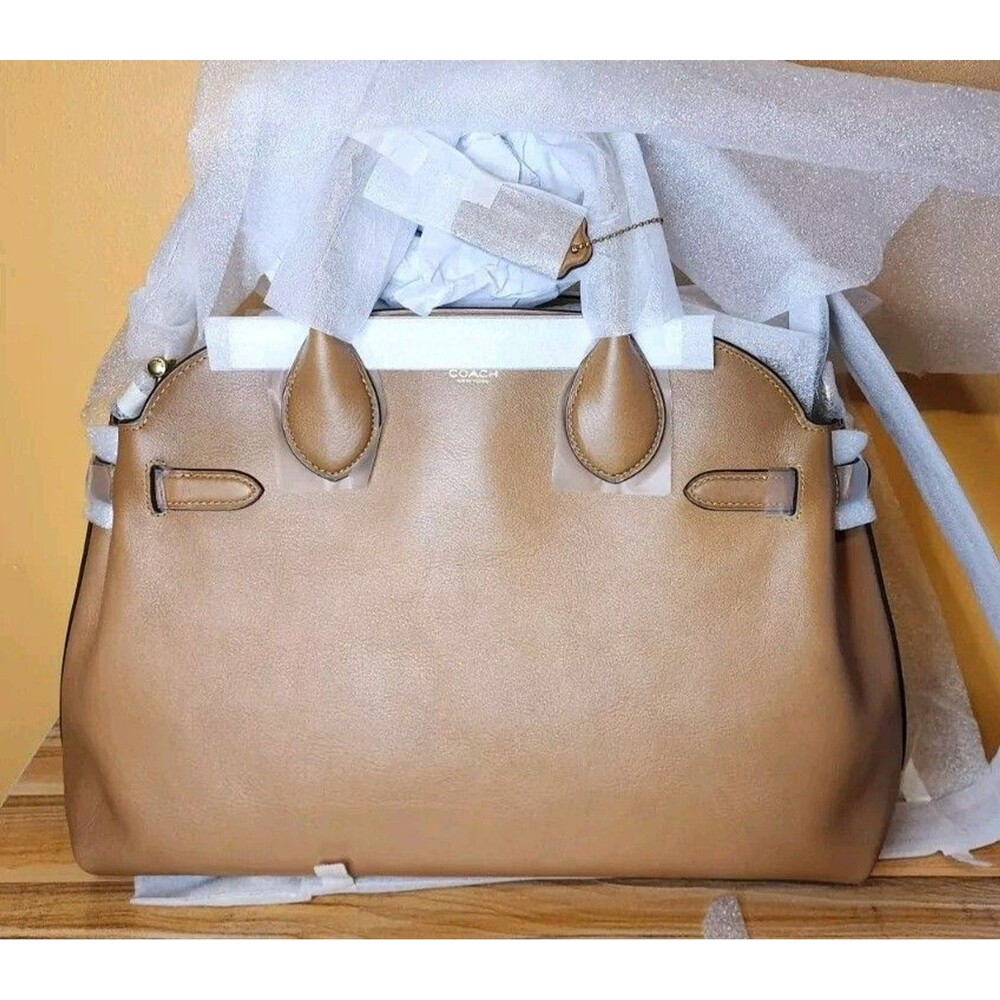 COACH EMPIRE CARRYALL 40 Brass/Honey Brown  CW616 -New